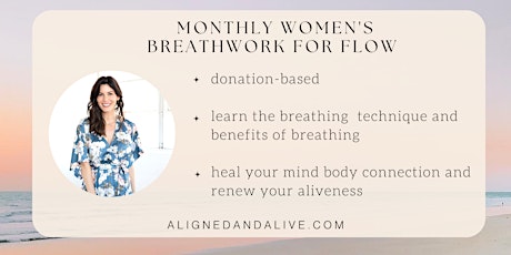 Women's Breathwork  For Flow ( virtual)