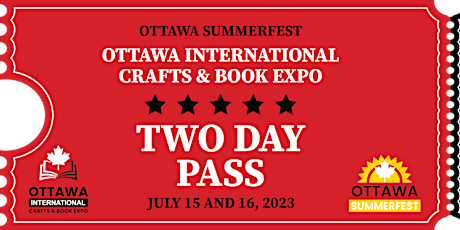 Ottawa  Book Expo PLUS Ottawa Music Summerfest | TWO DAY PASS