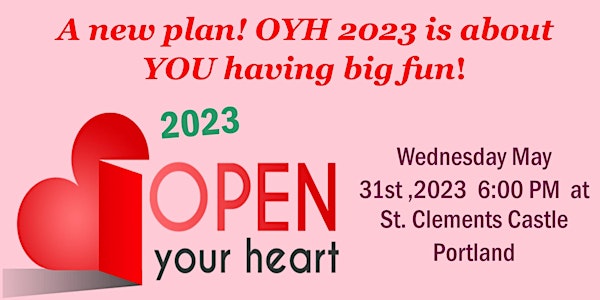 OPEN YOUR HEART 2023 - Our 5th Year & Fresh New Event with Dueling Pianos!