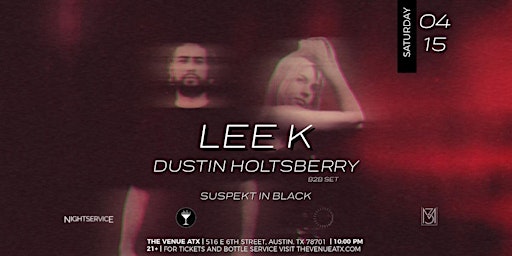 Lee K B2B Set with Dustin Holstberry and Suspekt In Black
