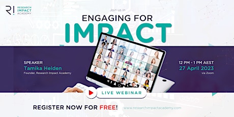 Engaging for Impact Webinar primary image