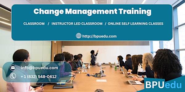 Change Management Classroom Training in Ottawa, ON