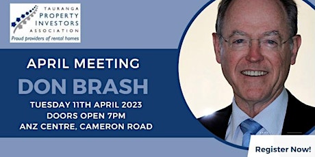 TPIA April Meeting - Don Brash primary image