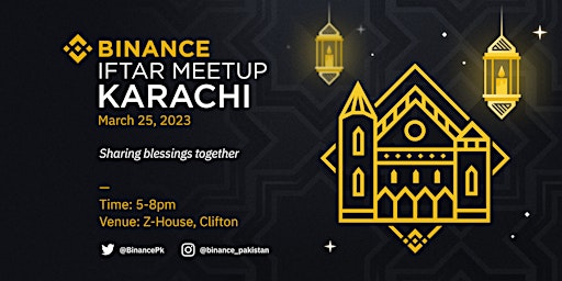 Binance Iftar Meetup - Karachi