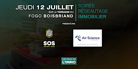 Soirée des Pros de l'Immo (Rive-Nord) - 12 juillet 2018 - Gratuit primary image