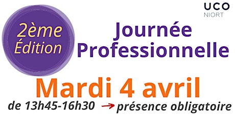 Journée professionnelle UCO Niort - 4 avril 2023