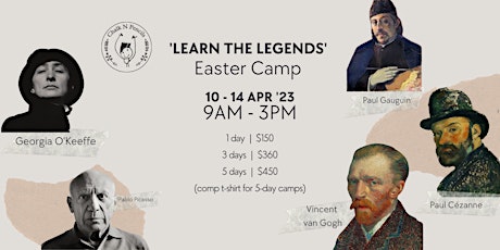 Learn the Legends Easter Art Camp