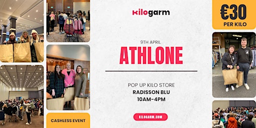 Athlone Kilo Sale Pop Up 9th April