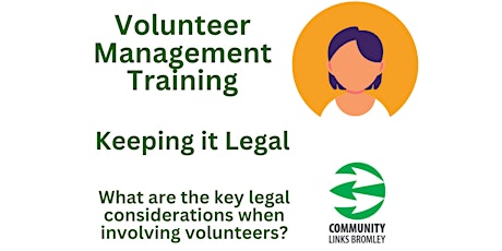 Volunteer Management Session - Keeping it Legal