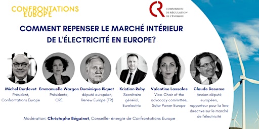 Comment repenser le marché intérieur de l'électricité en  Europe ?