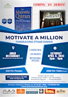Motivate a Million Iftar Fundraising Dinner 2023 | Derby