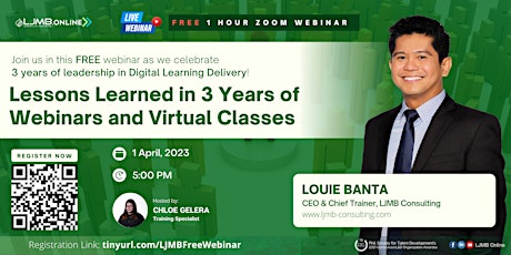 Free Webinar: Lessons Learned in 3 Years of Webinars and Virtual Classes