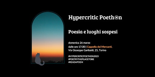 Hypercritic Poethon 2023 | Poesia e luoghi sospesi