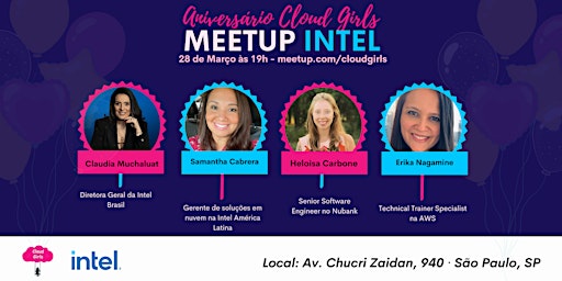 Aniversário Cloud Girls - Presencial - Intel