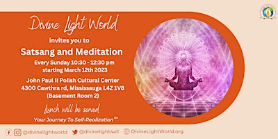 Imagem principal do evento Satsang & Meditation