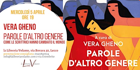 presentazione VERA GHENO "PAROLE D'ALTRO GENERE"