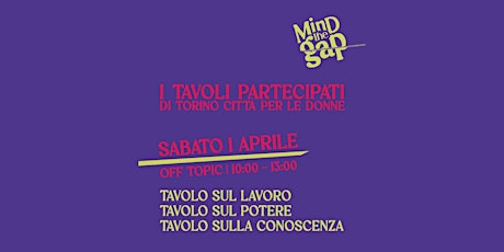 I Tavoli Partecipati di Torino Città Per Le Donne