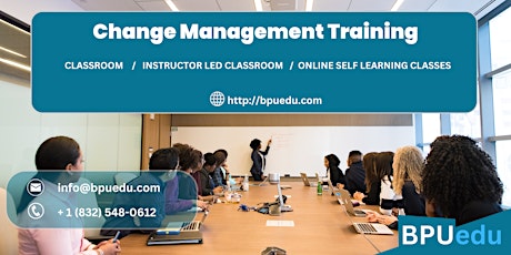 Change Management Classroom Training in Prince Rupert, BC