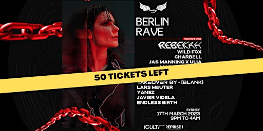 Lucky Presents - Berlin Rave 5 ft REBEKAH (UK) primary image