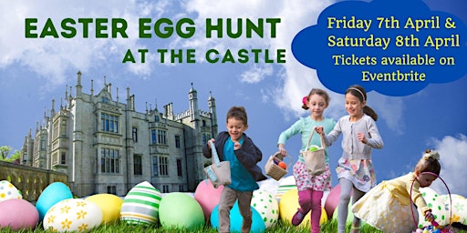 Easter Egg hunt at the Castle, Narrow Water Castle pleasure gardens