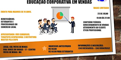 Imagem principal do evento EDUCAÇÃO CORPORATIVA EM VENDAS