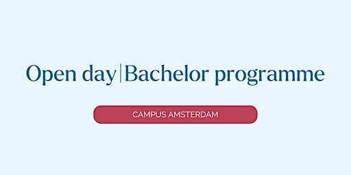 Hauptbild für Bachelor | Open day - Hotelschool The Hague