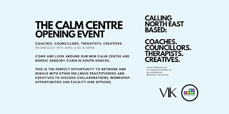 Calm Centre Open Event: Coaches, Councillors, Therapists, Creatives primary image