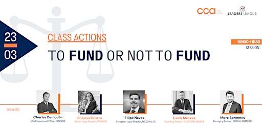 Class Actions | To Fund or not to Fund