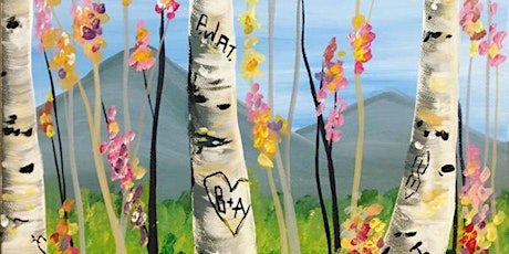 Initials in a Spring Tree - Paint and Sip by Classpop!™