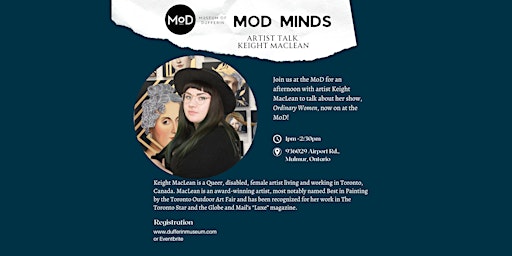 MoD Minds: Artist Talk with Keight MacLean