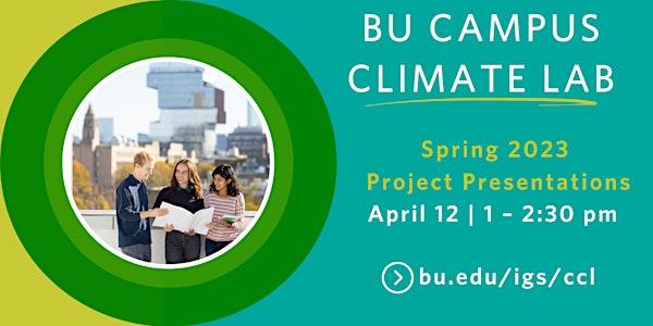 Campus Climate Lab Spring 2023 Project Presentations