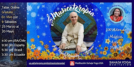 Musicoterapia y Meditación - 9 Sábados - Celebrando 100 Años