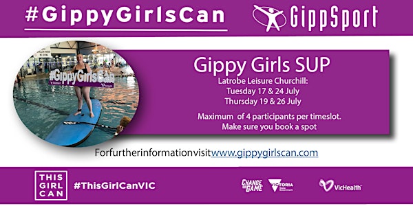 #GippyGirlsCan Stand Up Paddleboarding