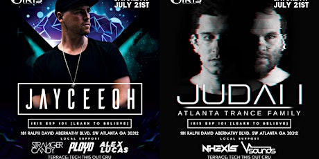 JAYCEEOH (Stage 1) | Atlanta Trance Family feat. JUDAH (Stage 2) - ESP 101 [Learn To Believe] SATURDAY JULY 21 | PLUS SUPPORT FROM PLOYD, STRANGER CANDY, & MANY MORE primary image