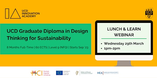 UCD Graduate Diploma in Design Thinking for Sustainability