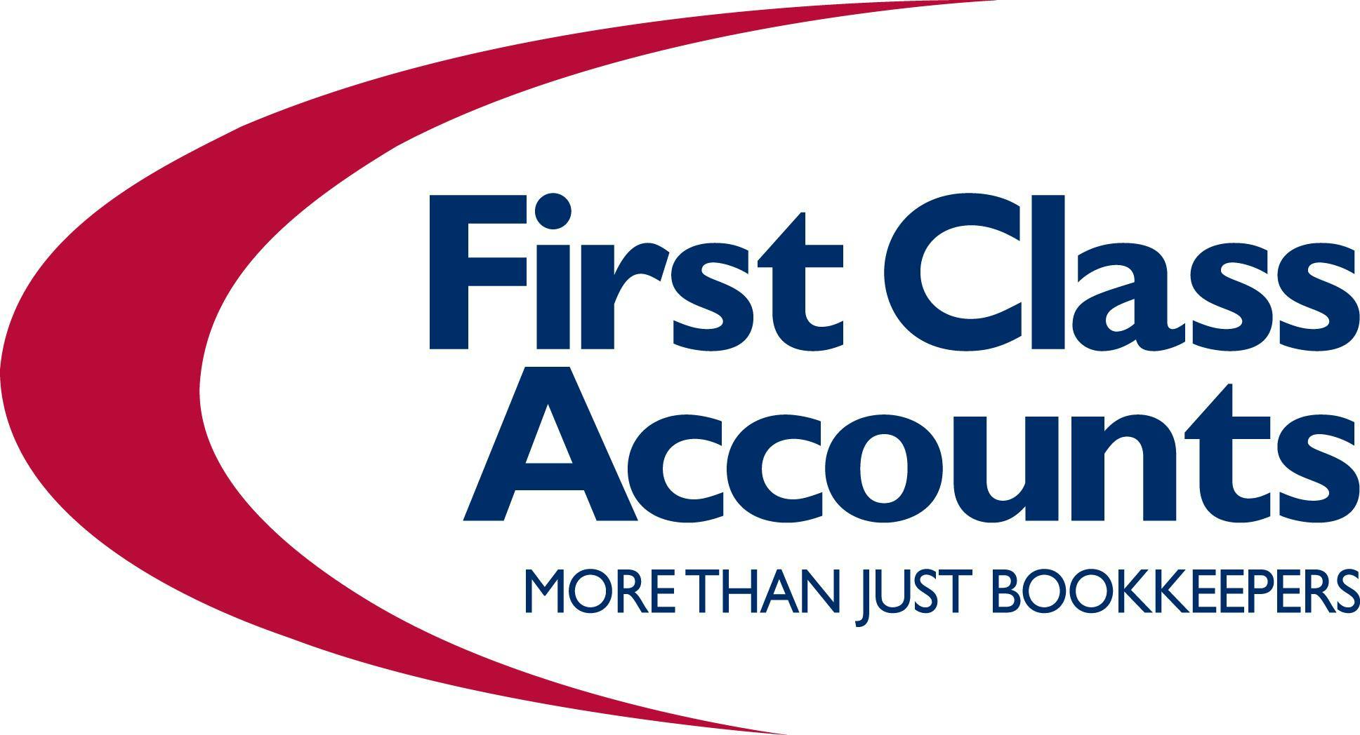 Accounting class. Double Accounting logo. First class Business Consultant.