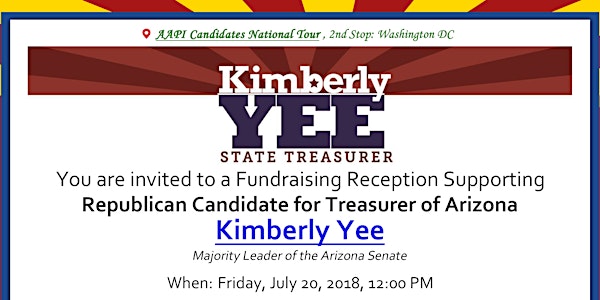 Senator Kimberly Yee Fundraising Reception