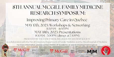 8th Annual McGill Family Medicine Research Symposium