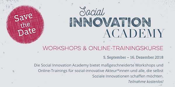 Soziale Innovation gestalten