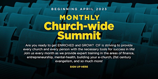 CIF Church-wide SUMMIT primary image