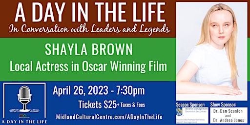 A Day in the Life with Shayla Brown - Local Actress in Oscar Winning Film