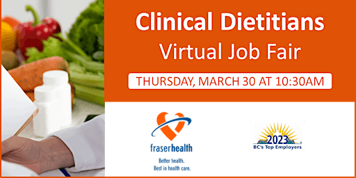 Clinical Dietitians - Virtual Job Fair