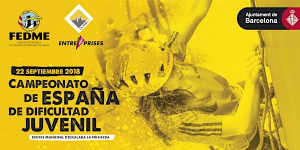 CAMPEONATO DE ESPAÑA DE ESCALADA DE DIFICULTAD JUVENIL 2018
