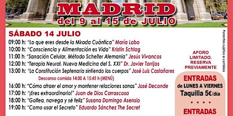 Imagen principal de GIRA DESPERTAR MADRID 14 DE JULIO 2018 - POLIDEPORTIVO LAS CRUCES - "EVENTO FULL DAY" -