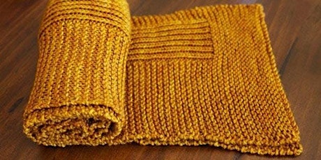Wheat scarf (beginners knitting class) primary image