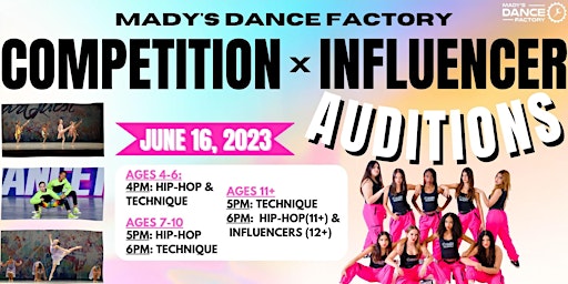 Competition and Influencer Team Auditions