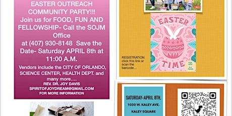 Spirit of Joy Ministries Easter Outreach Food Drive