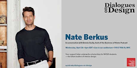 Dialogues on Design 2022-23:  Nate Berkus