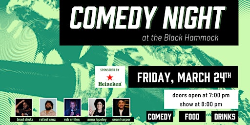 Comedy Night at Black Hammock - March 24