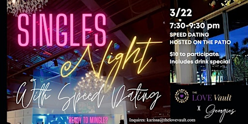Join Waitlist: Speed Dating at Georgie's Singles Night
